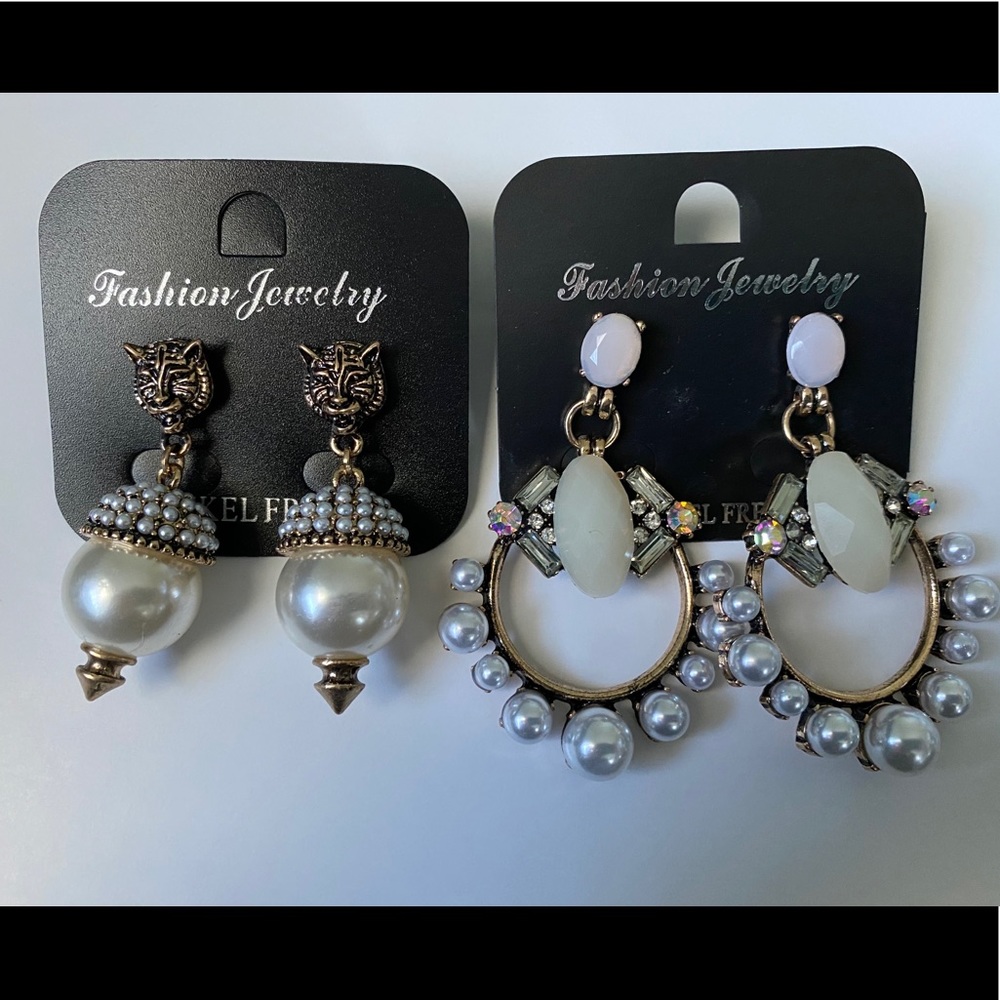 Drop earrings